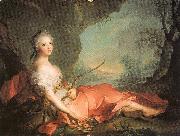 Jean Marc Nattier Marie-Adlaide of France as Diana France oil painting reproduction